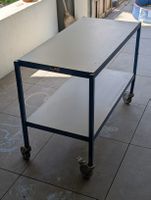 Werkstattwagen/Beistelltisch mit Rollen