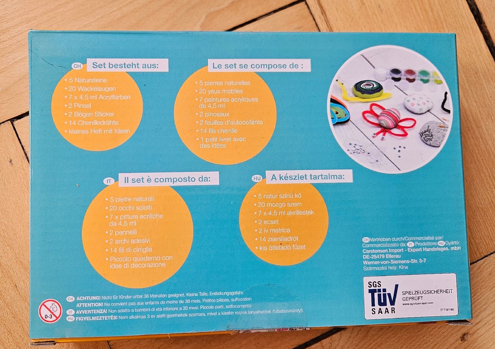 Kit bricolage: Steine-bemalen-Set – Nuovo (secondo la descrizione) da St. Gallen venduto da Patrizia0711 1