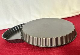 2er Set Quicheformen / Wähenformen, Metall Ø 28 cm