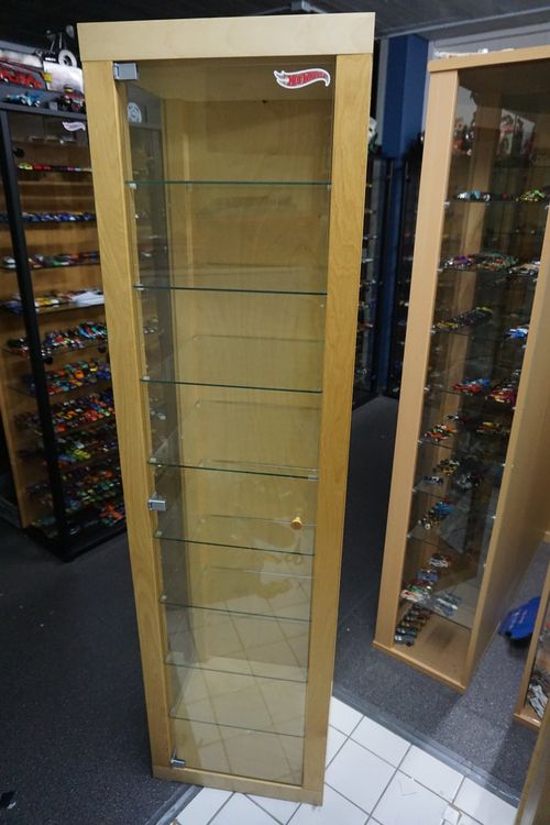 Sammlervitrine Holz&glas Mit 9Stk.Tabl.Spiegelrückwand !!!!! (Gebraucht