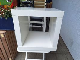Regal weiss guter Zustand 40x40x40cm