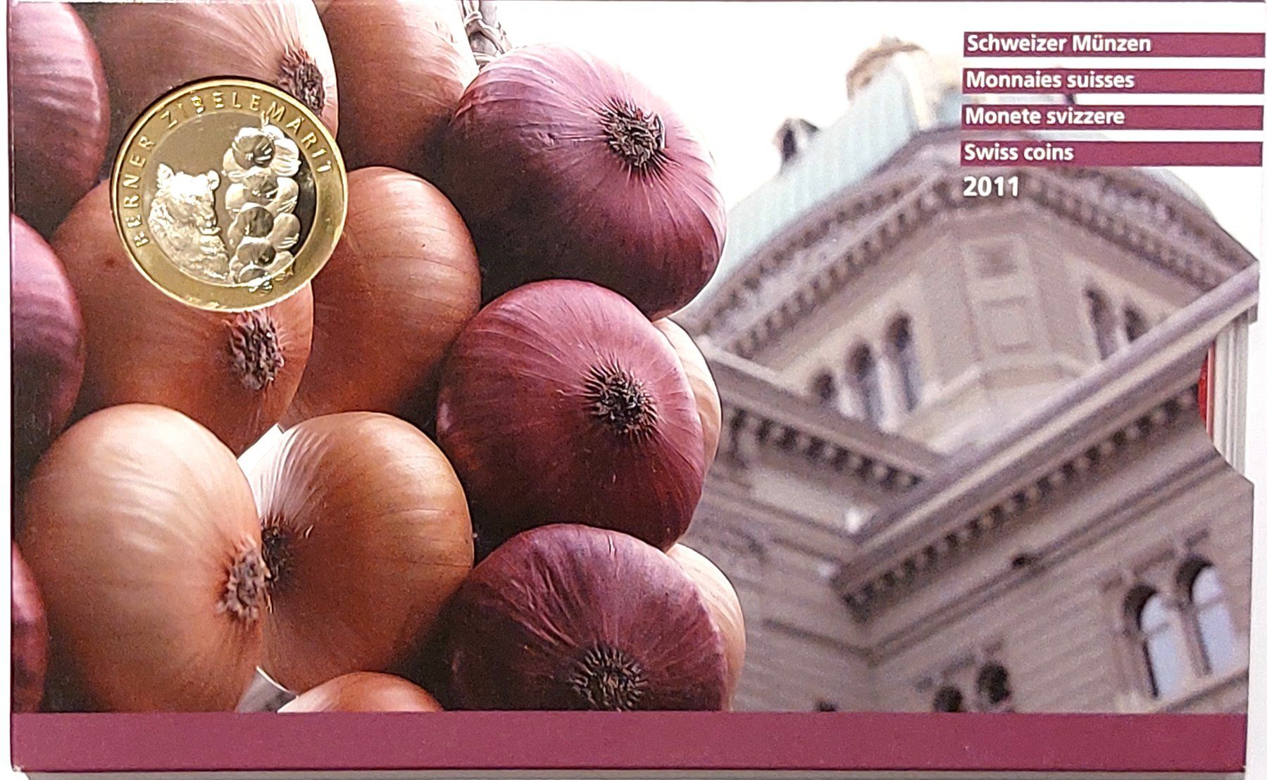 Tutti le monete: CH - Münzsatz 2011 stgl – Nuovo e nell'imballaggio originale da Arch venduto da moneyswiss 2