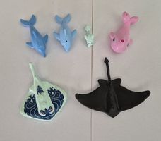 Lego Meerestiere Set Delphine Rochen gebraucht