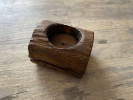 Teelicht Halter aus Holz