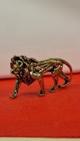 Goldener Löwe - Vintage Deko Figur, Glücksbringer!