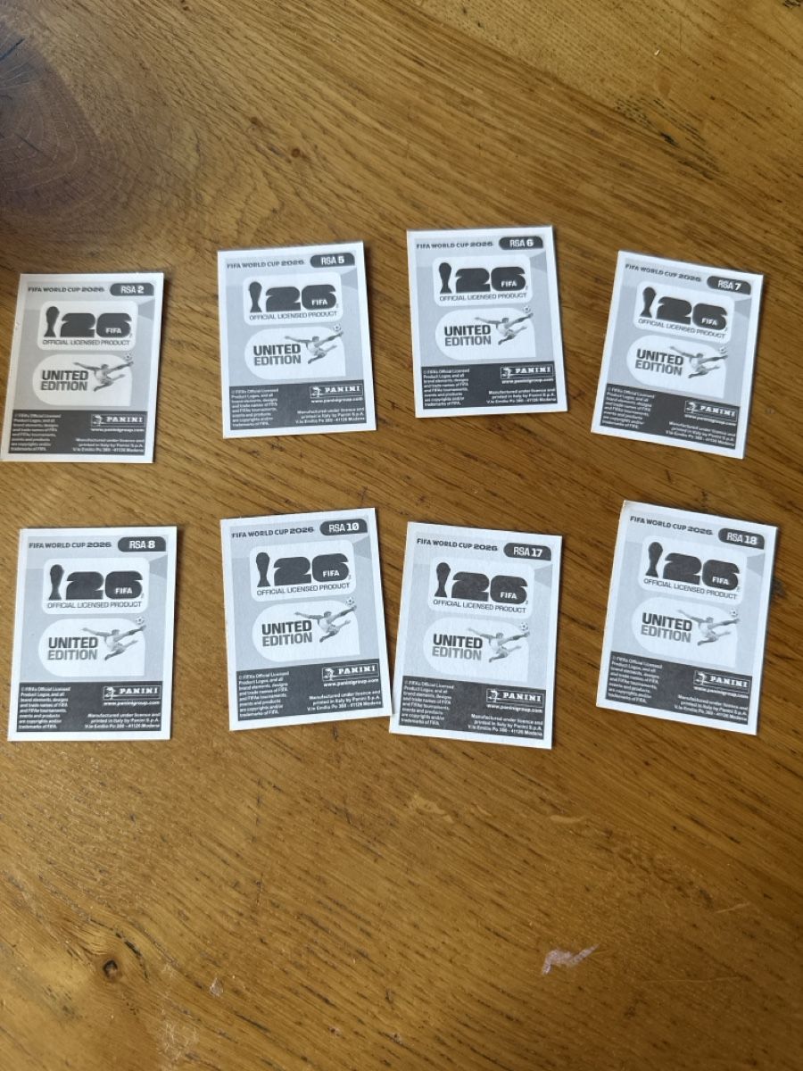Panini Carte collezionabili: Panini 2026 8er Set RSA – Nuovo (secondo la descrizione) da Masein venduto da Buender45 1