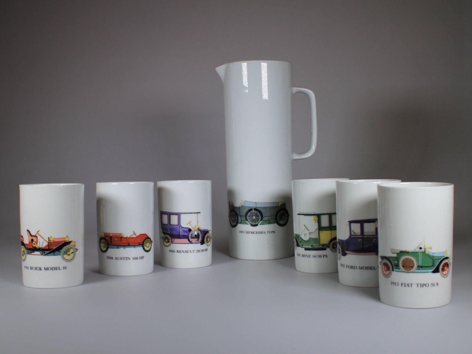 Thomas Geschirrsets: Thomas Porzellan Saftset Oldtimer 7-teilig – Gebraucht aus Basel von IRMAundFRED