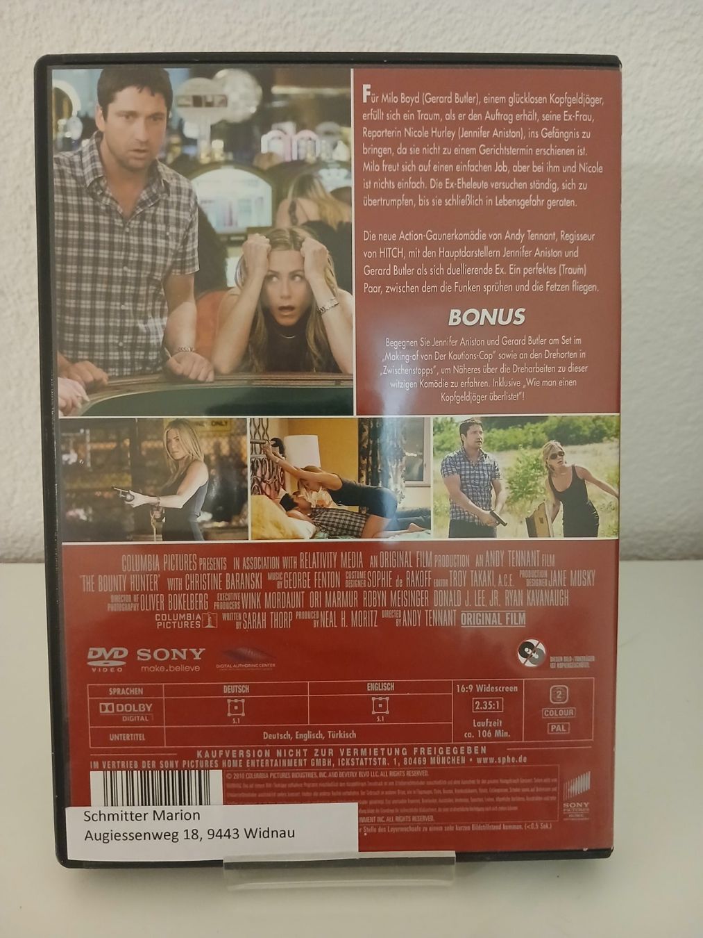 Tous les DVDs: Der Kautions Cop – D'occasion à St. Margrethen SG par SamusAran 1