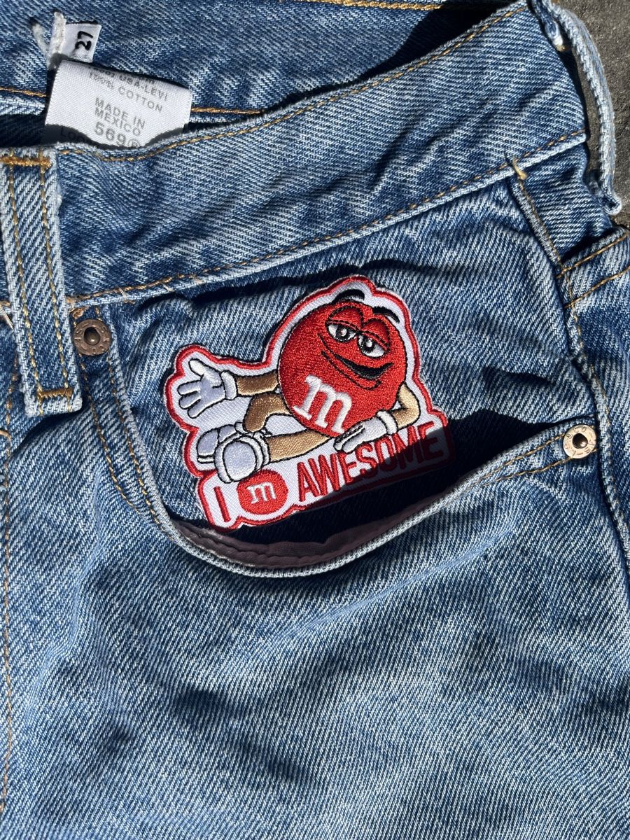 Levi's Jeans: Levis Jeans blau mit Aufnähern gebraucht – Usato da Basel venduto da vic_mc5k 2