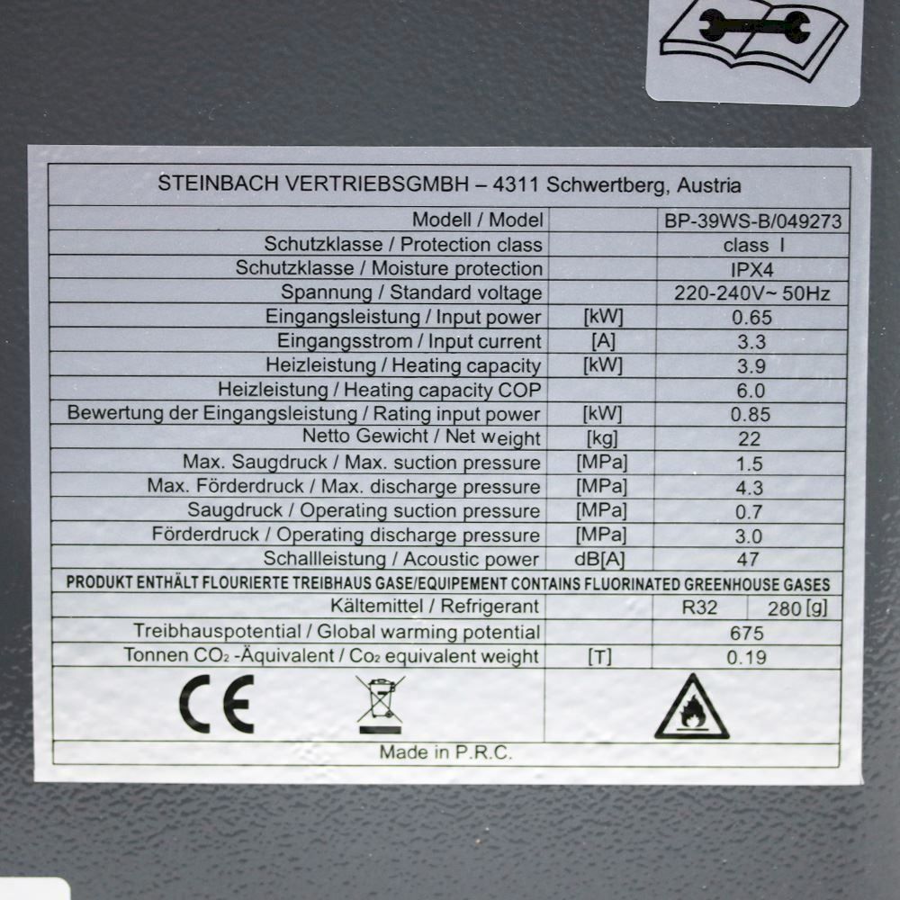 Radiatori: Steinbach Pool-Wärmepumpe Mini 3,9 kW – Nuovo e nell'imballaggio originale da Bottighofen venduto da zaap 7