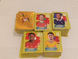 Panini  stickers Football 2026- env.600 pièces, sans doubles