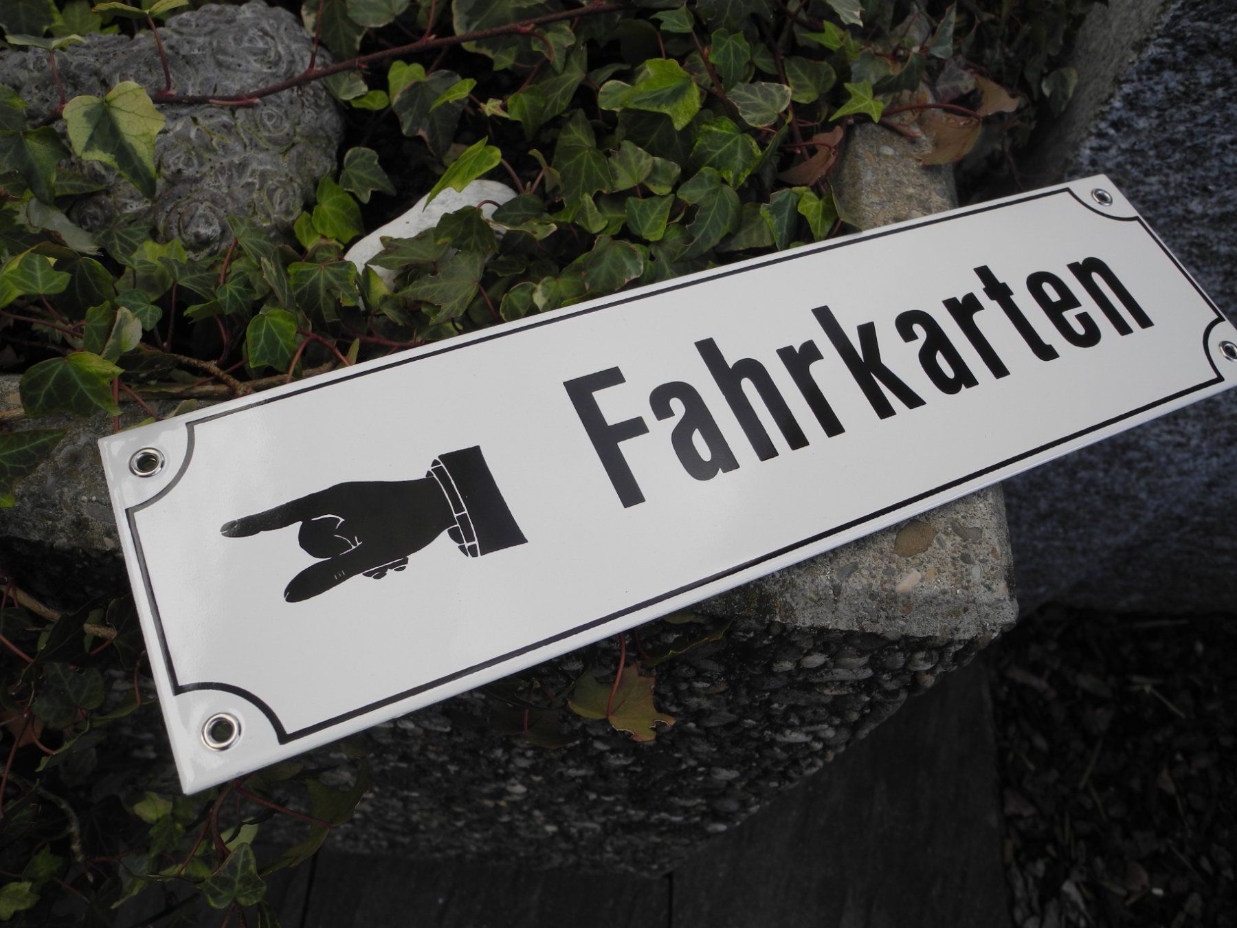 Insegne: EISENBAHN EMAILSCHILD – Nuovo (secondo la descrizione) da Reinach AG venduto da Huckleberrysix 3
