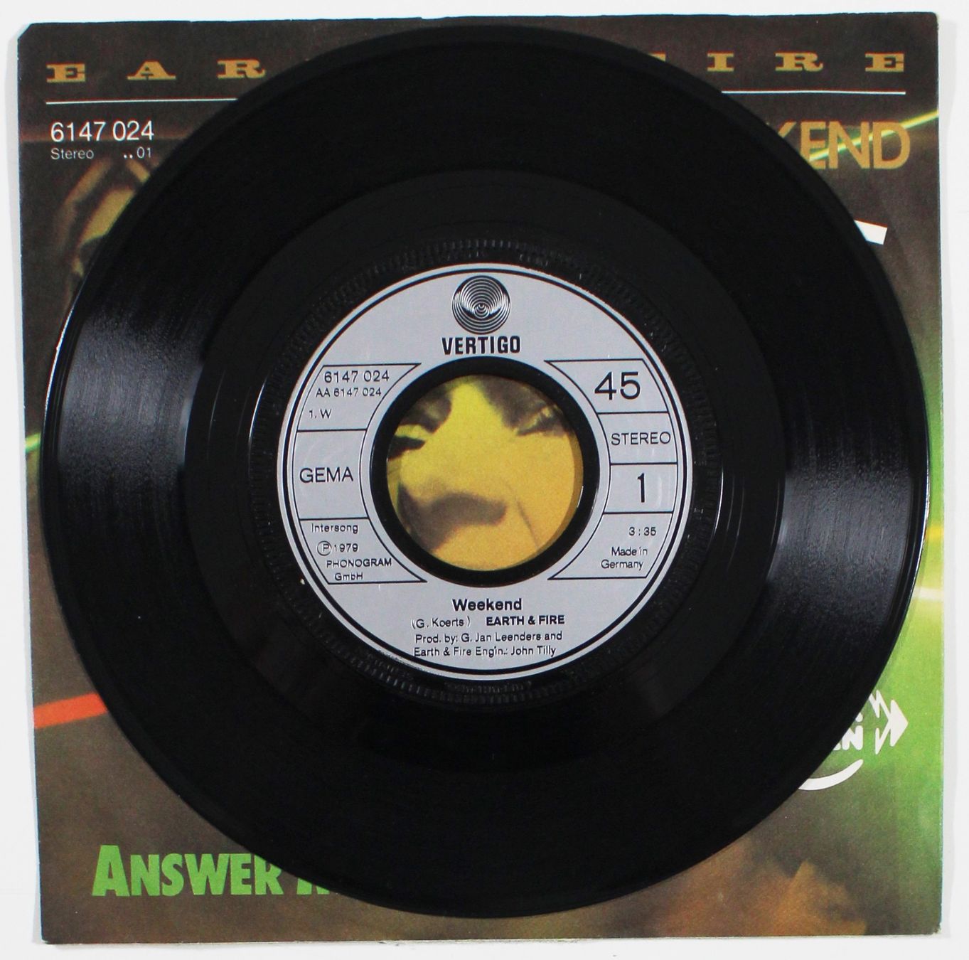 Vinyles: 7" EARTH AND FIRE - WEEKEND - DISCO 1979 – D'occasion à Brüttisellen par Collector-Corner 1