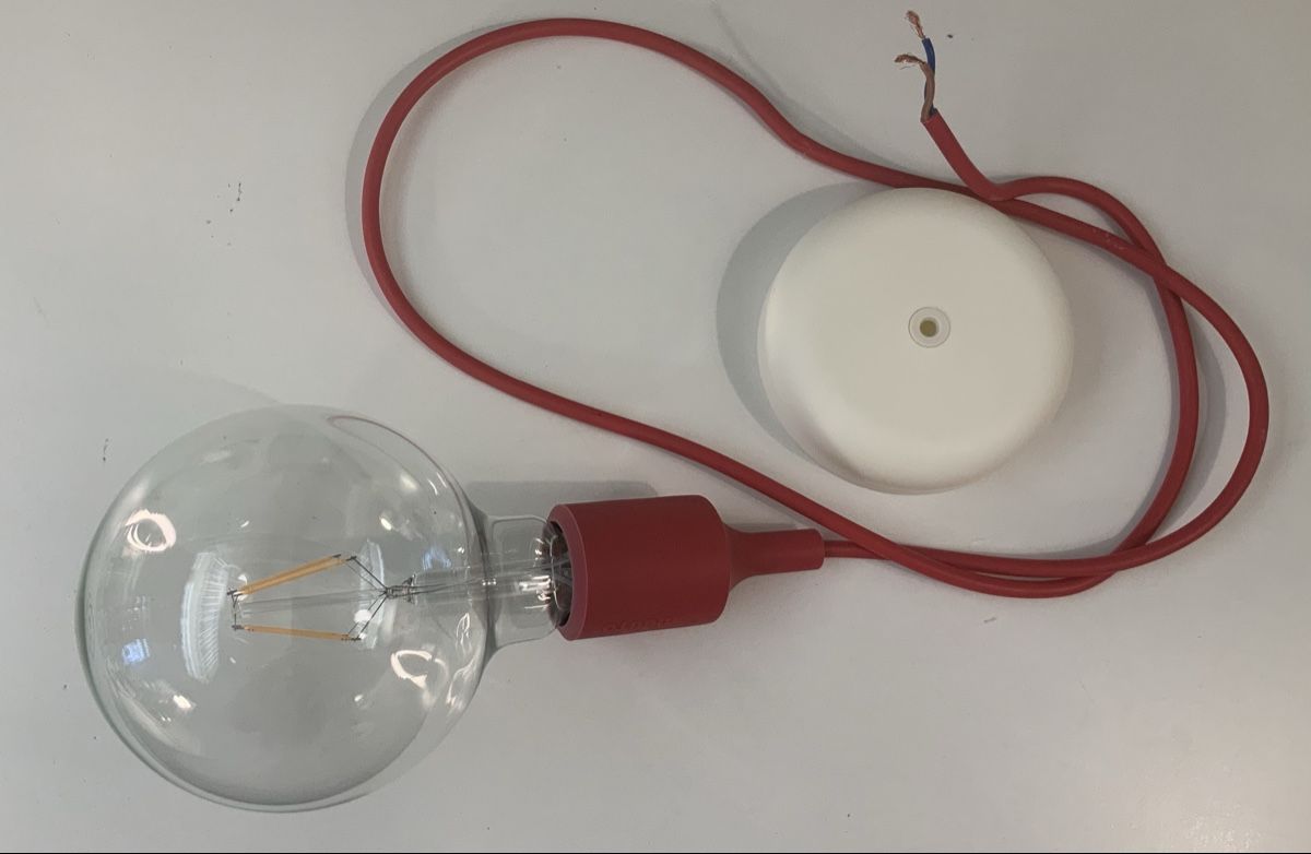 Muuto Kronleuchter & Deckenlampen: Suspension Muuto E27 Red – Gebraucht aus rolle von Tontonjulot 5