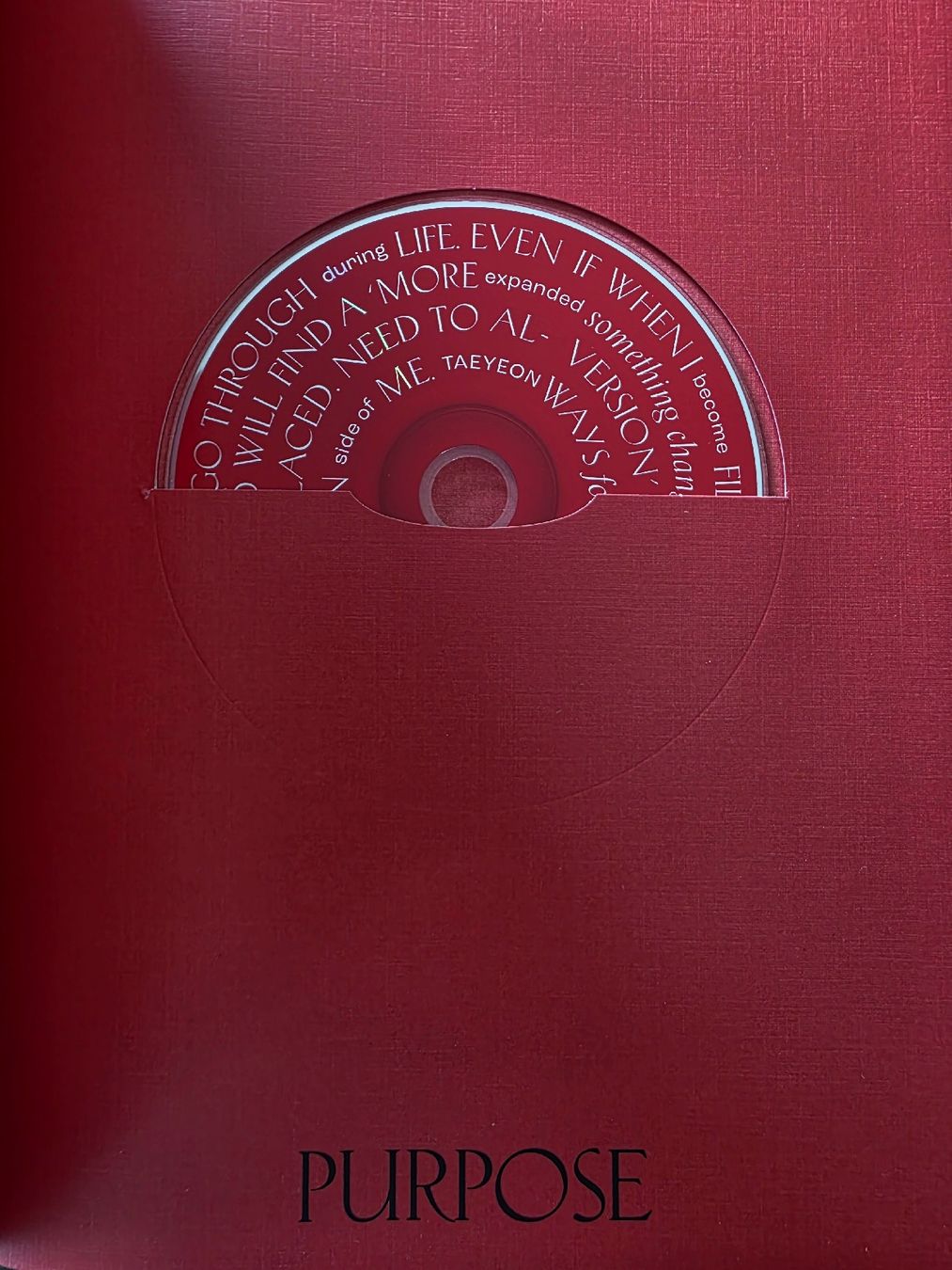 CDs: PURPOSE - TAEYEON album kpop – Neuf (Voir description) à Rolle par dan_7w9y 2