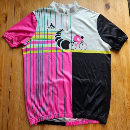 Radtrikot Blacky vintage Grösse XL Velo Fahrrad Trikot