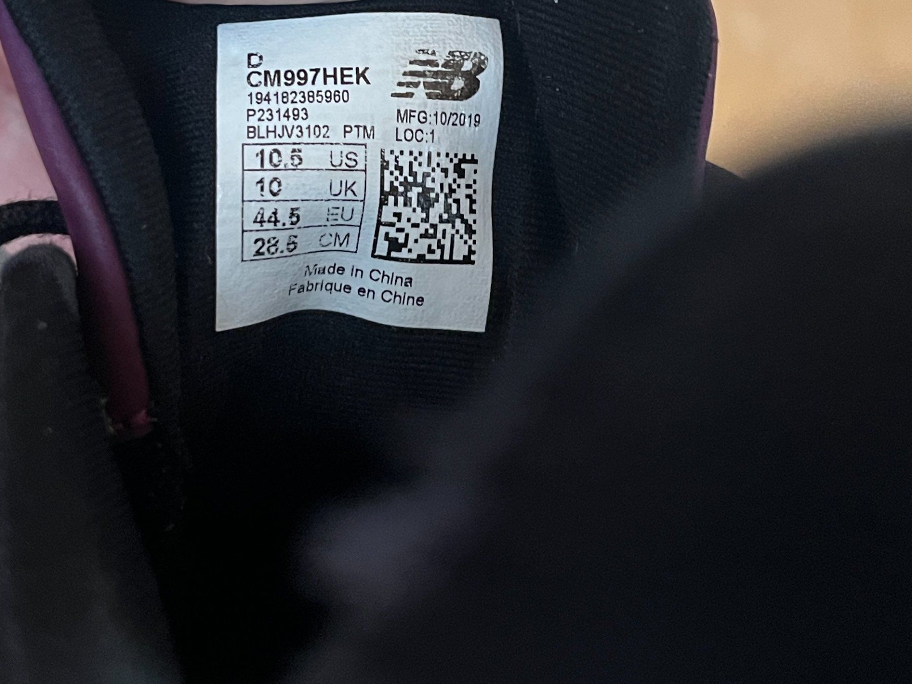 New Balance Scarpe da uomo: New Balance 997 (Gr. 44.5) – Usato da St. Gallen venduto da finaleweisheit 3