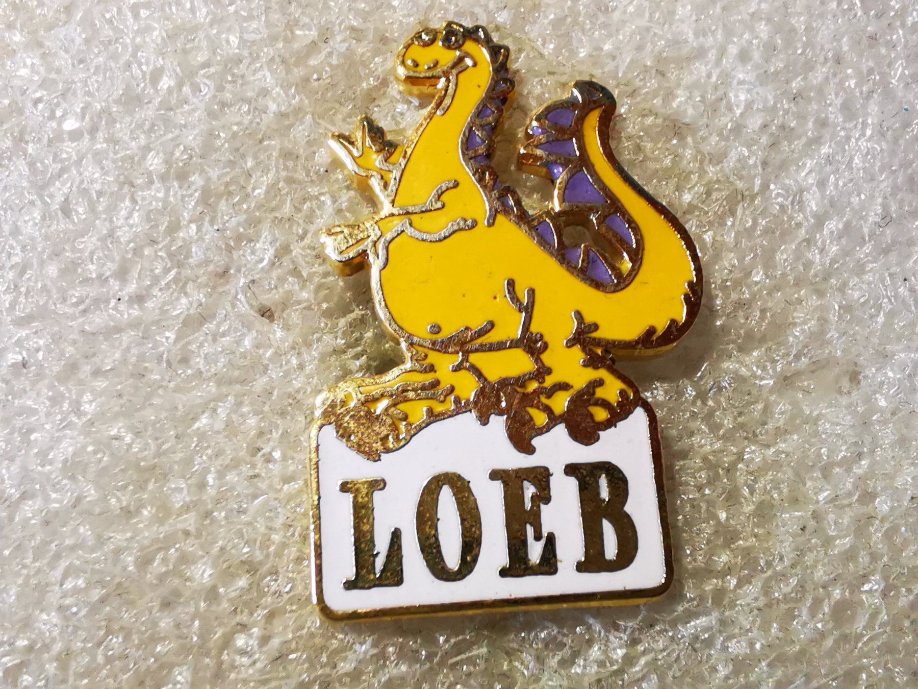 Placchette & Badge: Ansteckpin 195: Loeb – Usato da Oppligen venduto da Pin-Fall-Shop