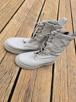 Schuhe: Schnürstiefeletten, sand (37) NEU