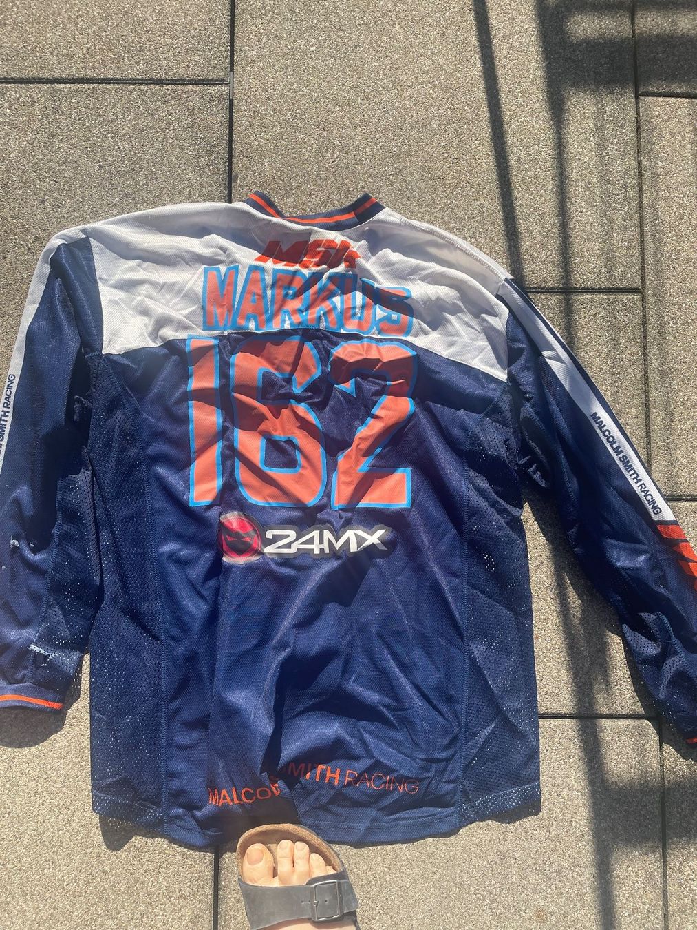 Lotti di vestiti: Enduro Moto Cross Combo Malcom Smith blau weiss – Usato da Schübelbach venduto da markusae 2
