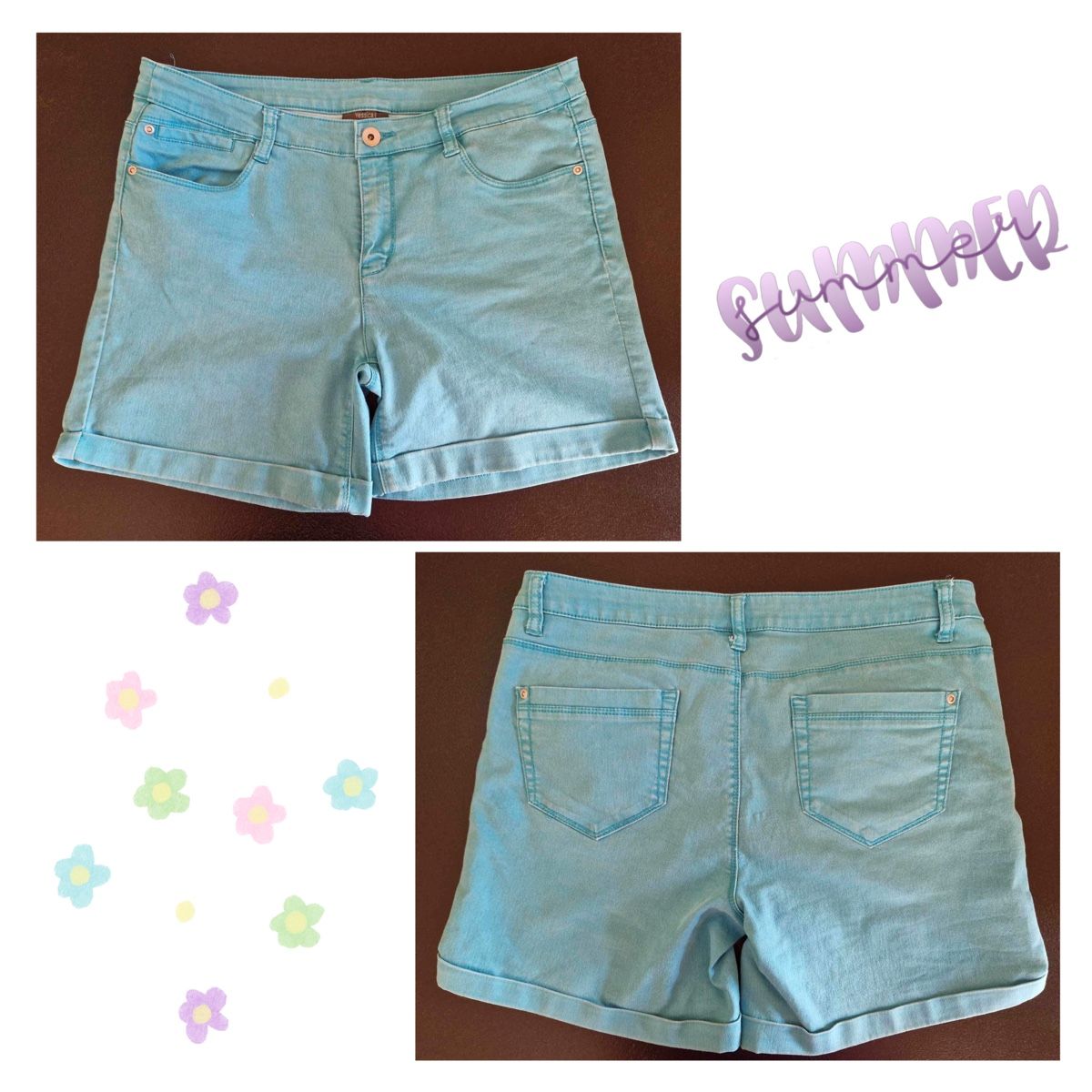 C&A Pantaloni: JeansShorts, Grösse 42, neu – Nuovo (secondo la descrizione) da Hittnau venduto da Katzenherz