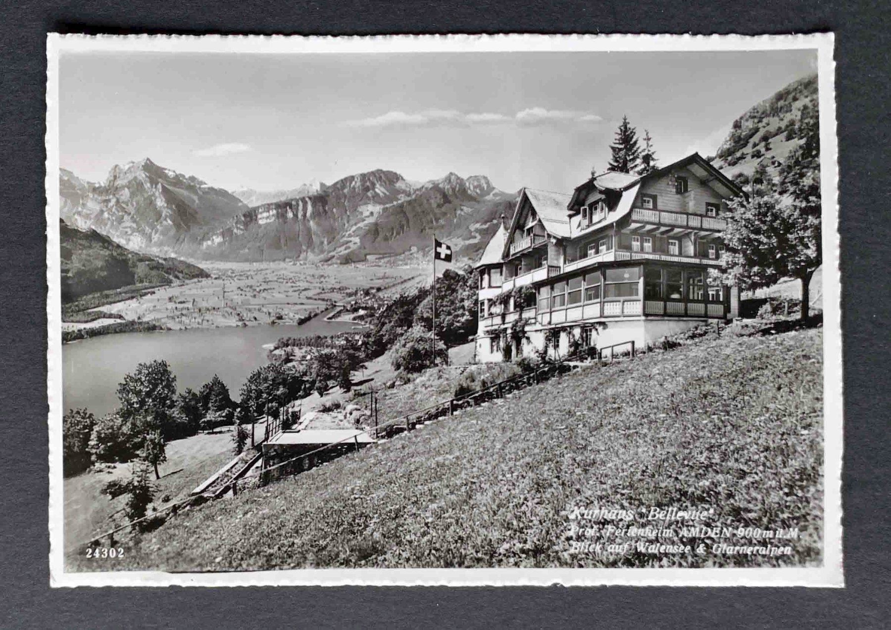 Cartoline postali: AK Amden Kurhaus Bellevue – Usato da Goldau venduto da artelier1