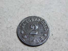 2 Pfennig 1919, Freistaat Sachsen-Gotha, Eisen, sehr schön