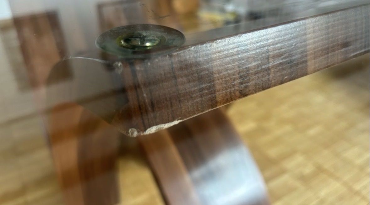 Tische: Designer Holztisch mit Glasplatte - Esstisch – Gebraucht aus Rorschach von ilo_jxk7 5