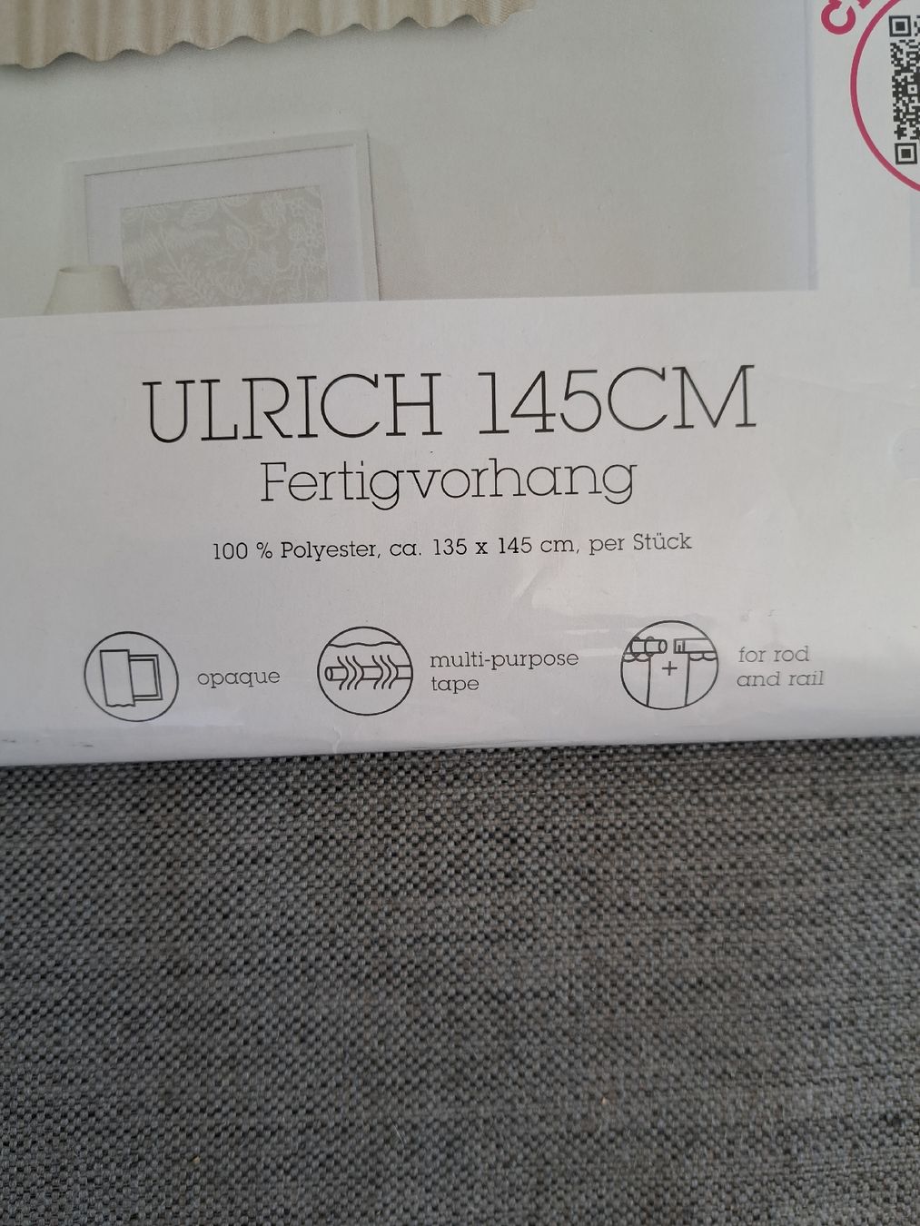Vorhänge: originalverpackt: Fertigvorhang ULRICH 100% Polyester – Neu und originalverpackt aus Jona von cel_s8jx 2