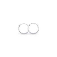 Ohrringe Creole 925 Silber Klassiker filigran 14mm