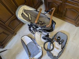 Joolz Kinderwagen grau mit Zubehör gebraucht Zustand