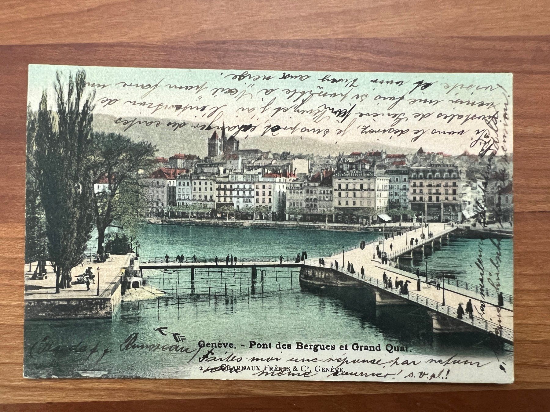 Cartoline postali: AK  1906 Genf super    (G2533) – Usato da Hinwil venduto da Sidi4