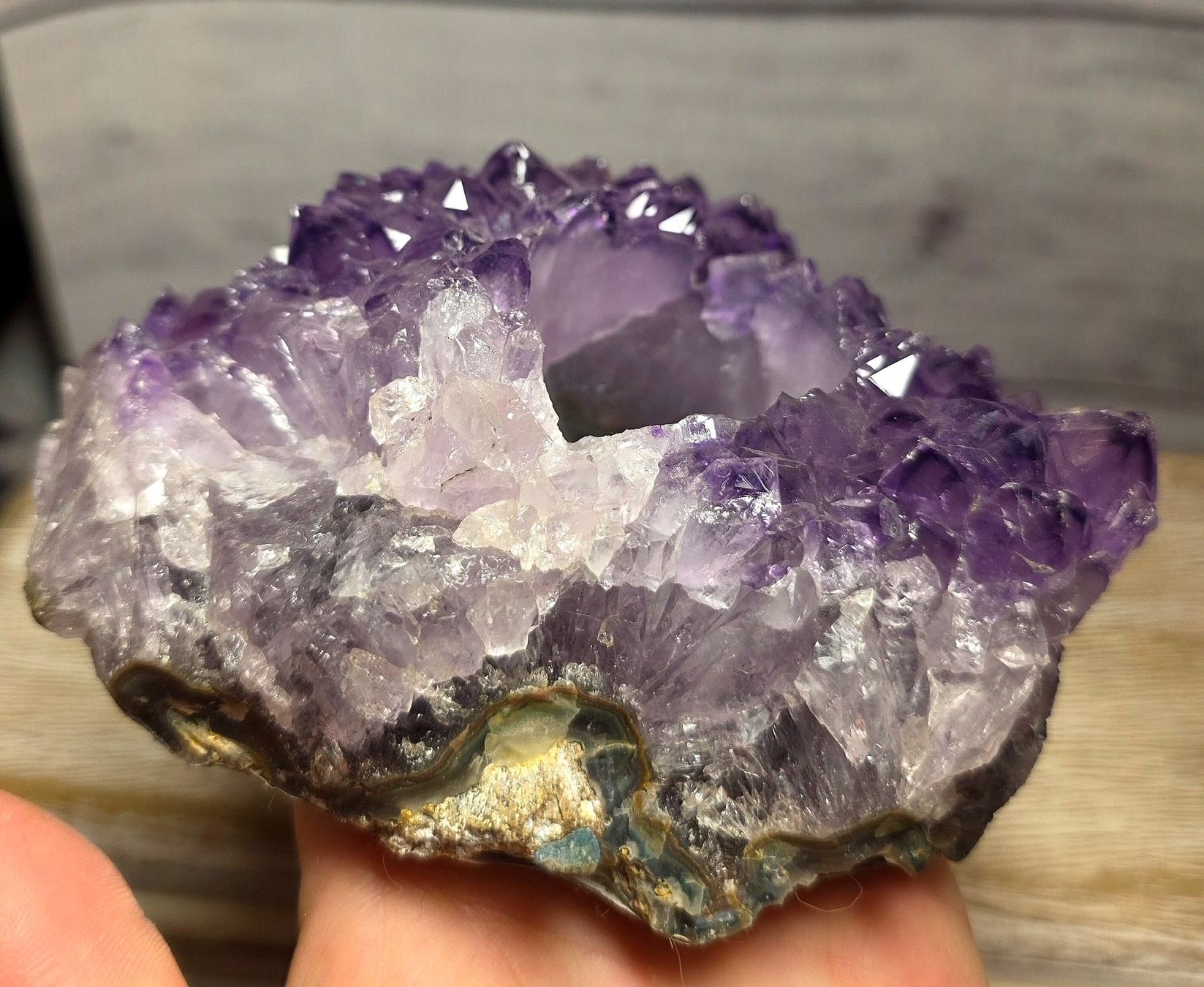 Minerali & Pietre curative: Amethyst Teelicht Halter C 680g – Nuovo e nell'imballaggio originale da Matzingen venduto da Shay_Crystalz 3