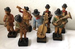 7er Set - Waldbronnfiguren aus Kunstharz - Hobo Band