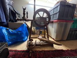 Antikes Spinnrad
