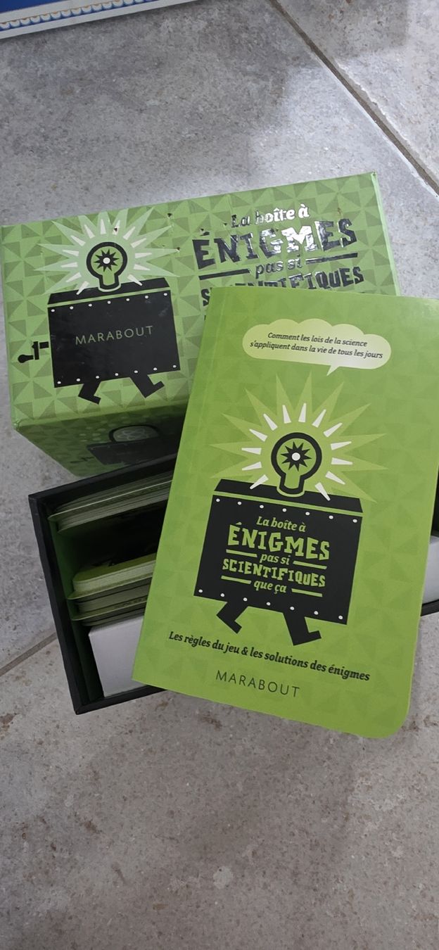 Spiele: Boîte à enigmes scientifiques MARABOUT  – Gebraucht aus Wettingen von dlililou 2