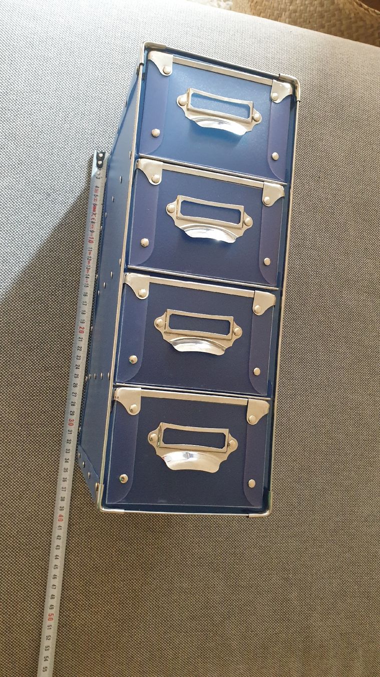 Sistemi di archiviazione:  Organizer mit 4 Schubladen, Blau – Usato da Wil SG venduto da Glitter 1