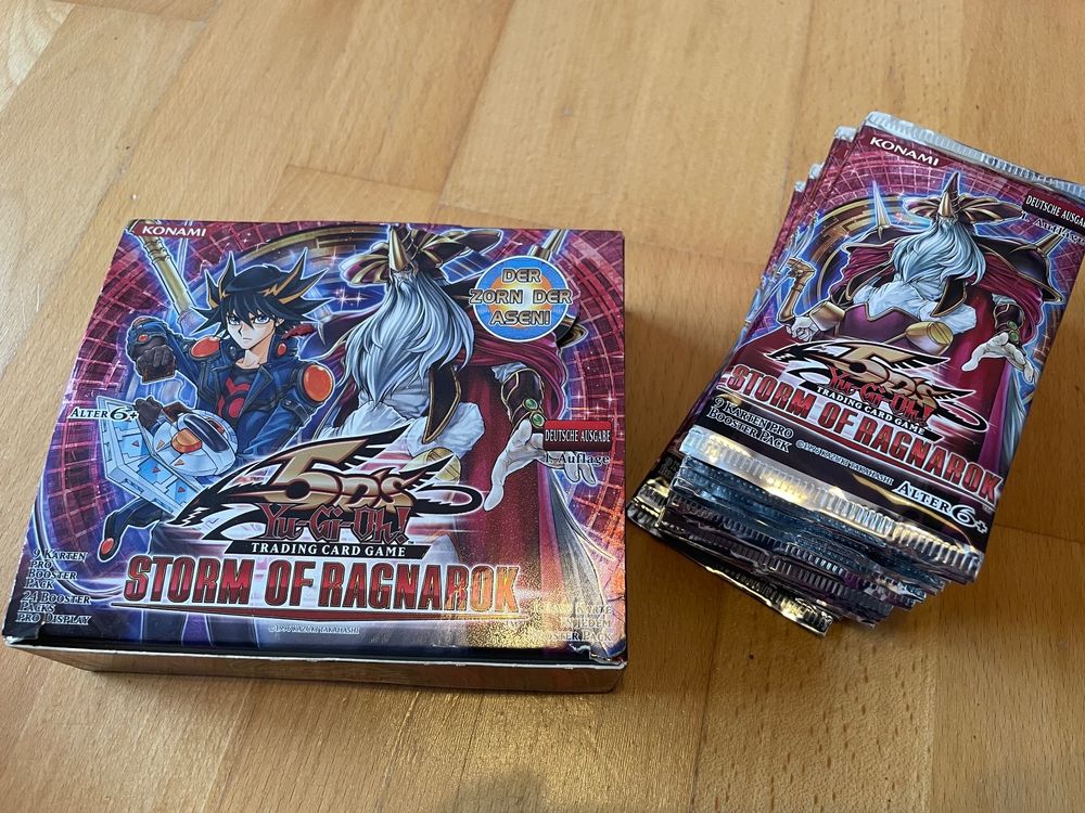 YoGiOh STORM OF RAGNAROK 41 Booster mit Karton | Kaufen auf Ricardo