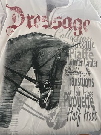 Mädchen (Pferd Druck) Shirt ,  S-158-164