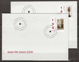 F1583 -  2 FDC Art Dada