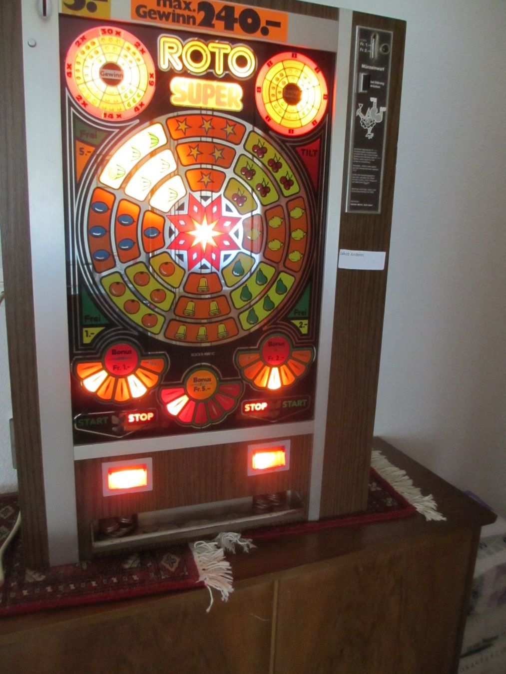Slot Machine: Geldspielautomat Roto Super – Usato da Herisau venduto da fan_h9qj 2