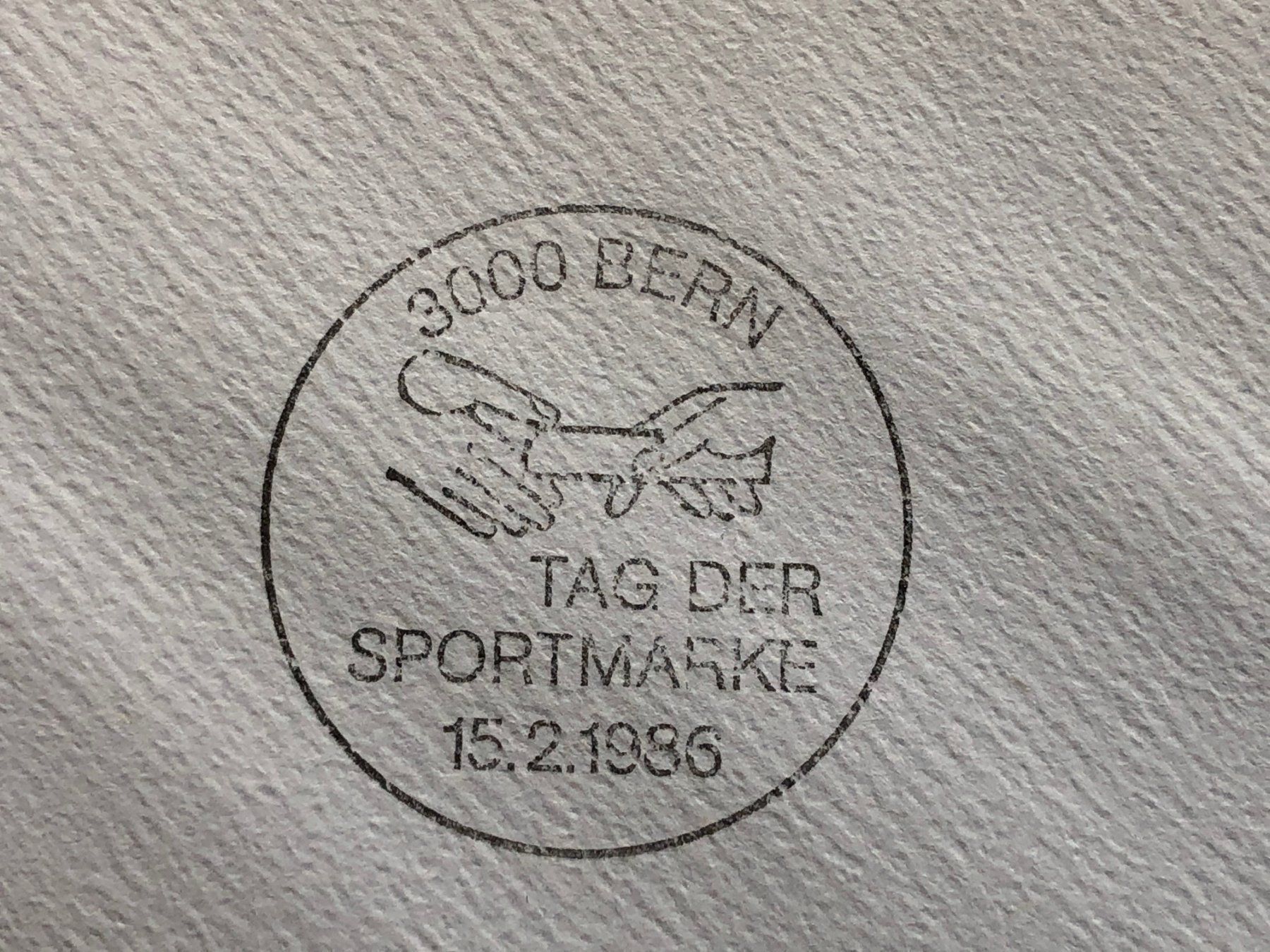Tous les timbres: Tag der Sportmarke 1986 mit Tabs – D'occasion à Biel/Bienne par TomBaBi 2