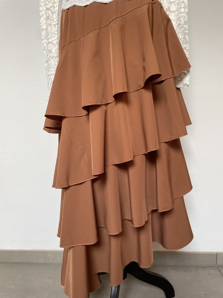 Gonne: Assymetrischer Boho Maxistufenrock – Nuovo (secondo la descrizione) da Sigriswil venduto da ck56 2