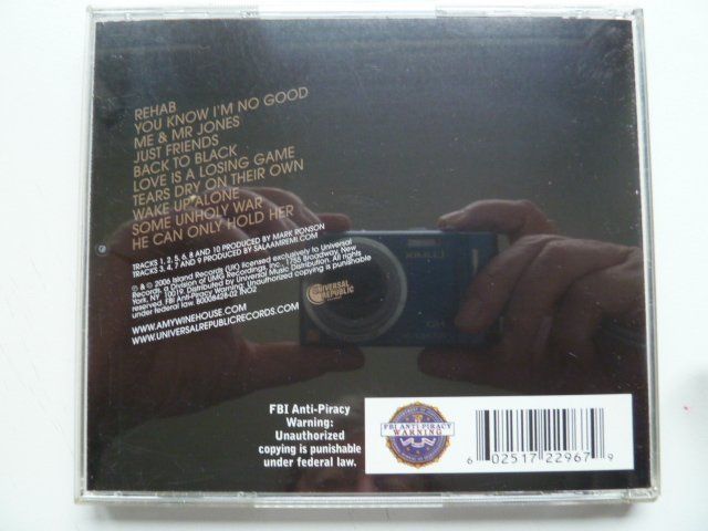 CD: Amy Winehouse - Back to black – Usato da Au ZH venduto da sikoku 2