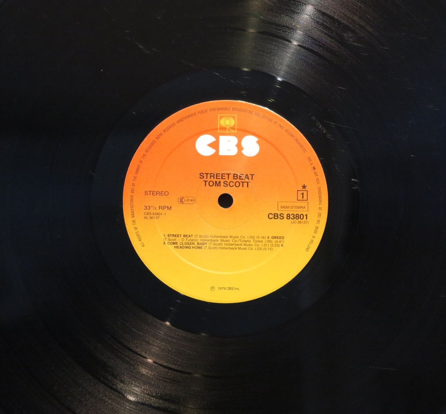 Vinyles: Tom Scott - Street Beat – D'occasion à Zürich par Naim60 3