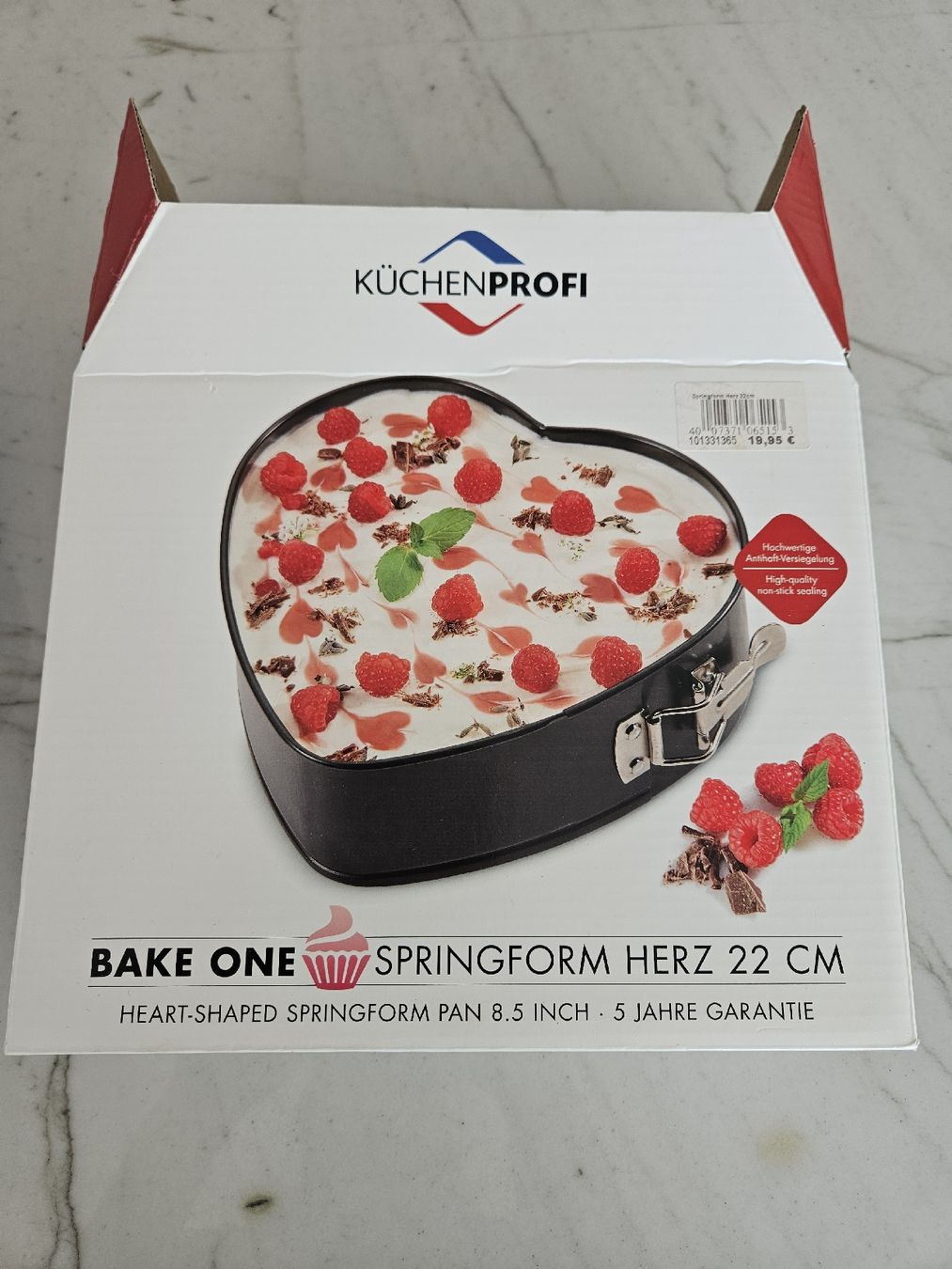 Teglie da forno: Springform Herz 22cm, KÜCHENPROFI, quasi neu! – Usato da Kloten venduto da Tacha_gb 1