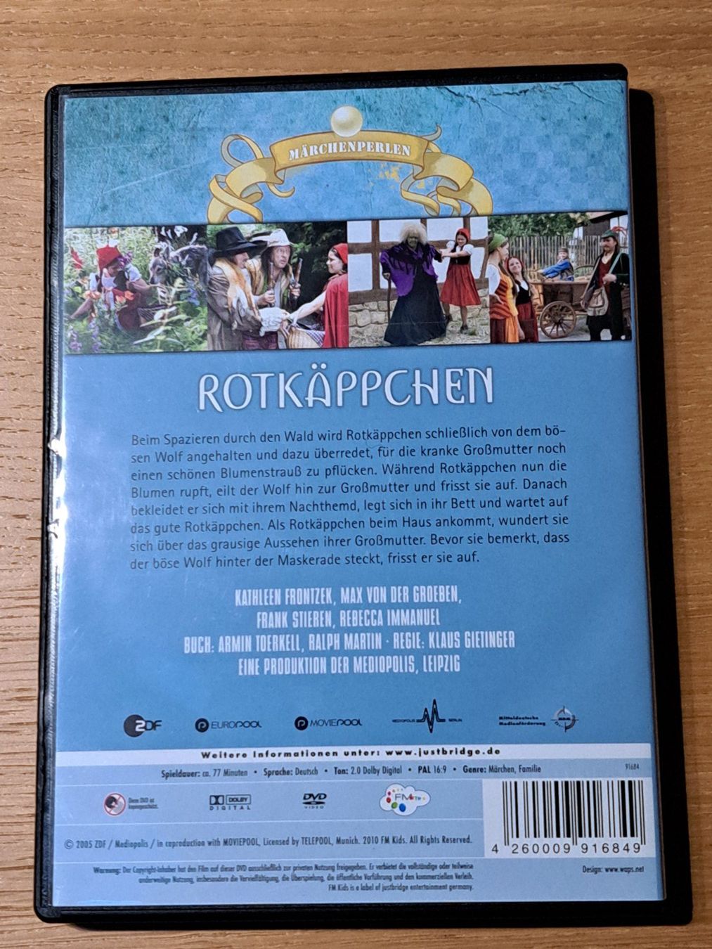 Tutti i DVDs: DVD Rotkäppchen mit Kathleen Frontzek aus 2005 – Nuovo (secondo la descrizione) da Unterseen venduto da Kanica 1