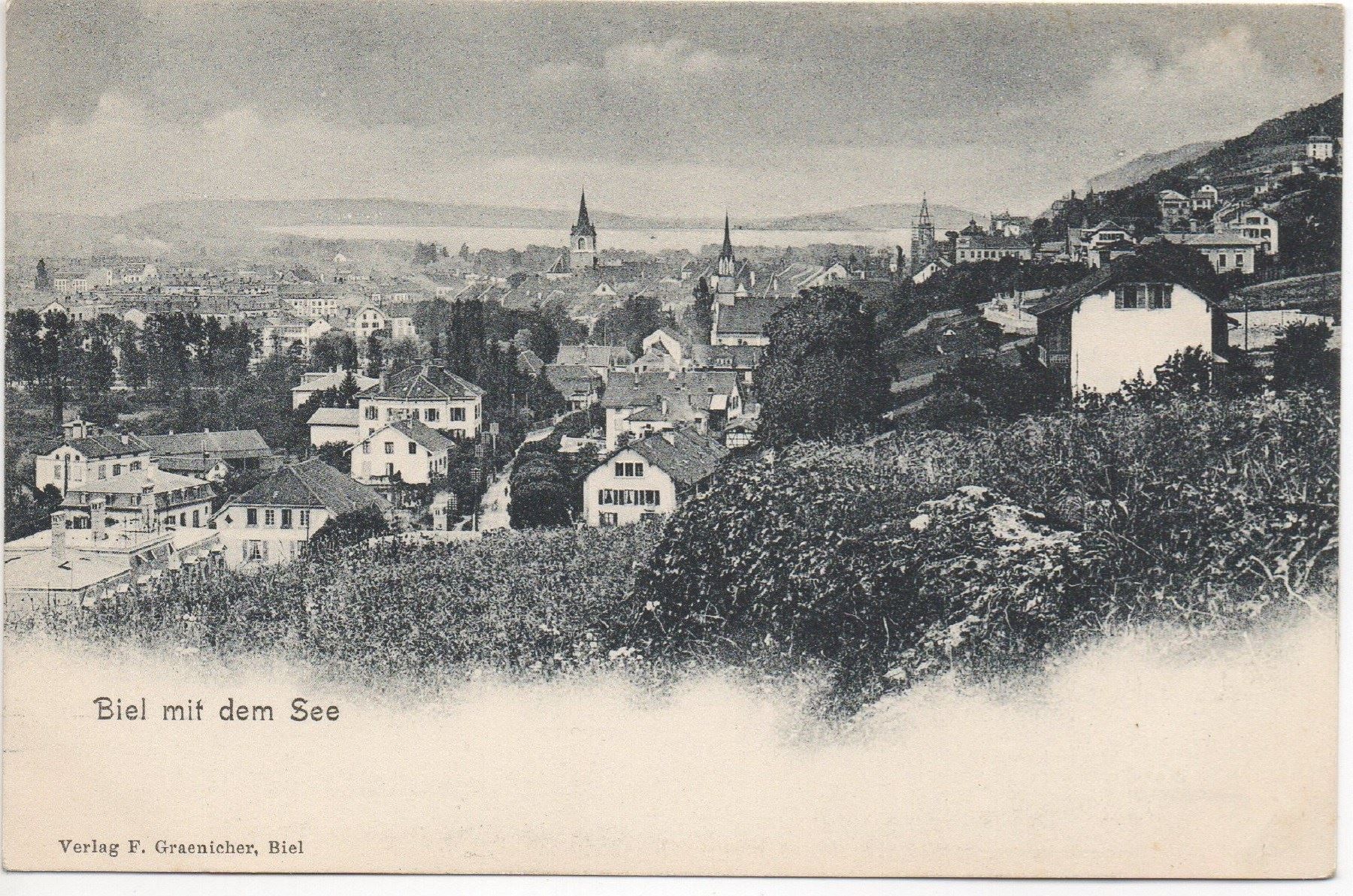 Cartes postales: BIEL mit dem See – Neuf (Voir description) à Jona par philajona