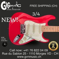 Electric Red Guitar 3/4 for Kids. Perfect First Guitar!