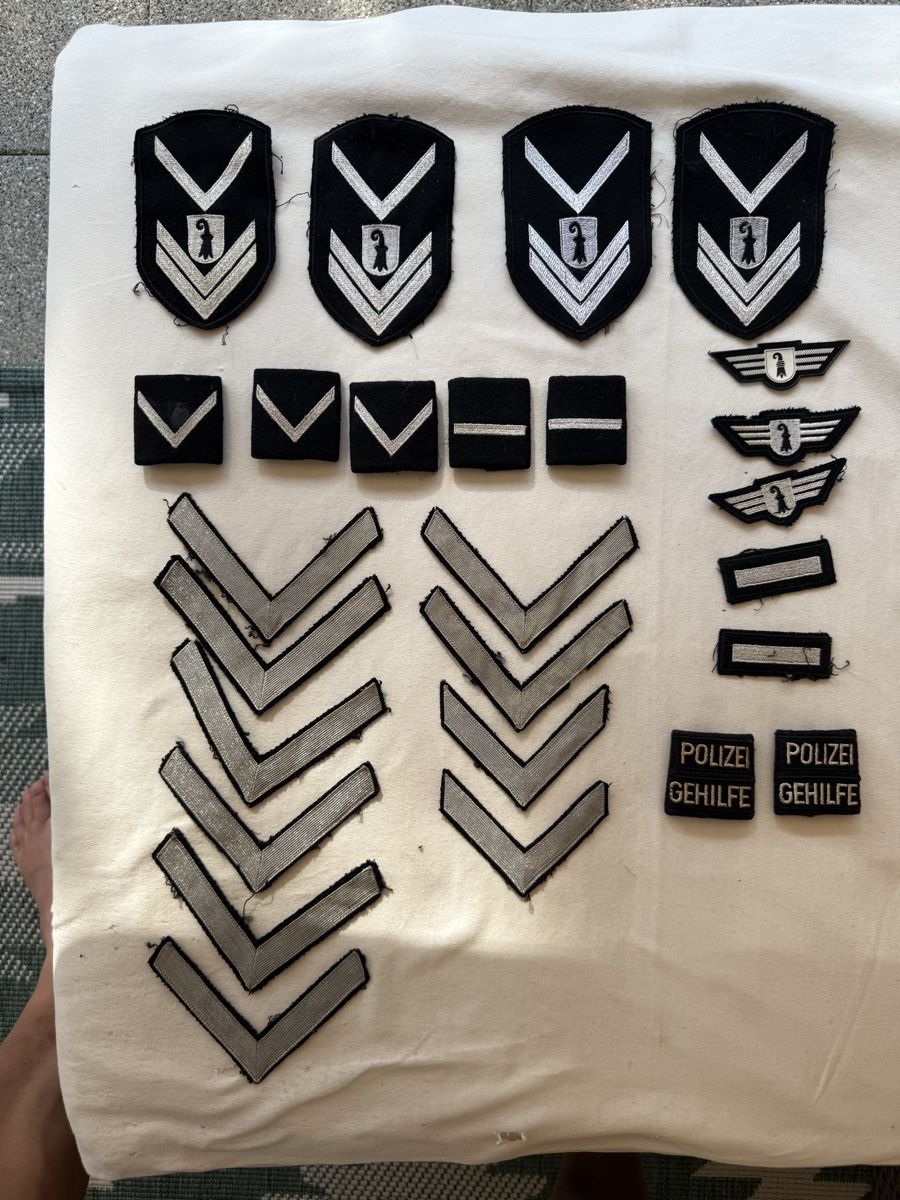 Patches: Kantonspolizei Basel Stadt 1950/1960 – Gebraucht aus Sisseln AG von Daeha1